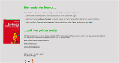 Desktop Screenshot of humor-pflege.ch